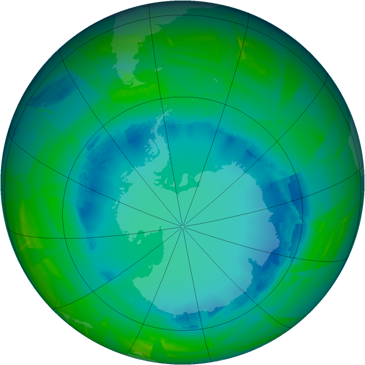 Ozone Map 2009-08-07
